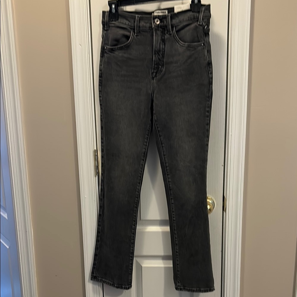 NWT We The Free Black low maintenance mid rise cropped boot cut Jeans size 27